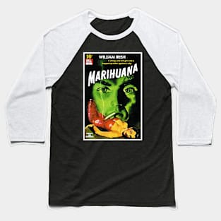 Vintage Marihuana Cover Baseball T-Shirt